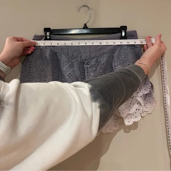 Free People Eyelet Ombré Shorts - Picture 4 of 6